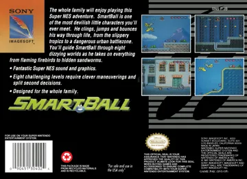 Smart Ball (USA) box cover back